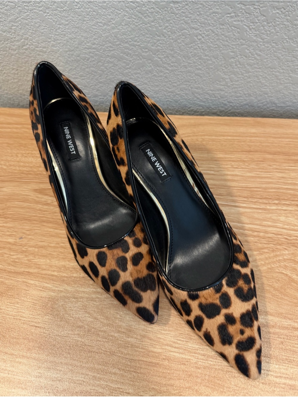 NIB Nine West Animal Print Heels size 8.5